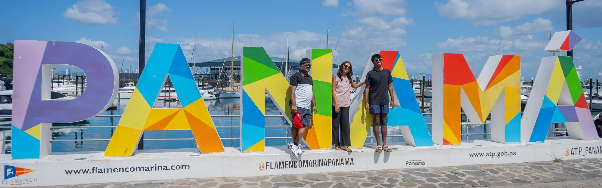 El letrero de Panamá, en Amador